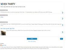 Tablet Screenshot of oseventhirty.blogspot.com