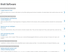 Tablet Screenshot of kroll-software.blogspot.com