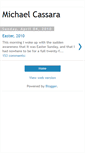 Mobile Screenshot of michaelcassara.blogspot.com