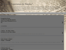 Tablet Screenshot of evangelistaernanilourenco.blogspot.com