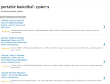 Tablet Screenshot of portablebasketballsystemsreview.blogspot.com