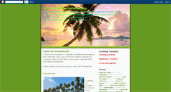 Desktop Screenshot of litoral-sul-pernambucano.blogspot.com