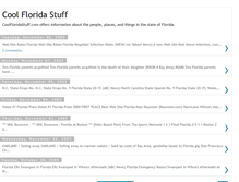 Tablet Screenshot of cool-florida-stuff.blogspot.com