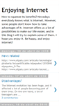 Mobile Screenshot of enjoyinginternet.blogspot.com
