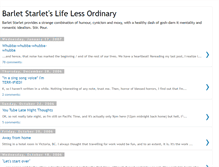 Tablet Screenshot of barletstarlet.blogspot.com