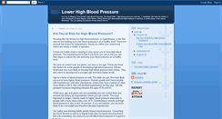 Desktop Screenshot of eliminatehypertension.blogspot.com