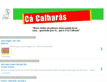 Tablet Screenshot of cacalharas.blogspot.com