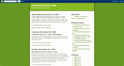 Desktop Screenshot of hunting-land-for-sale.blogspot.com