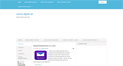 Desktop Screenshot of canon-digitalslr.blogspot.com
