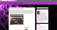 Desktop Screenshot of mypurplepalace.blogspot.com