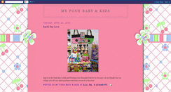 Desktop Screenshot of myposhbabyandkids.blogspot.com