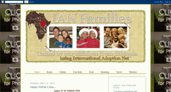 Desktop Screenshot of ianfamily.blogspot.com