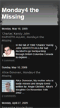 Mobile Screenshot of monday4themissing.blogspot.com