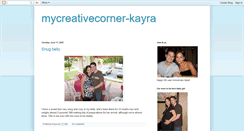 Desktop Screenshot of mycreativecorner-kayra.blogspot.com