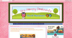 Desktop Screenshot of mrsmommybooknerd.blogspot.com