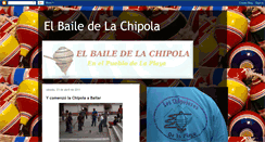 Desktop Screenshot of elbailedelachipola.blogspot.com