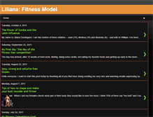 Tablet Screenshot of lilianafitness.blogspot.com