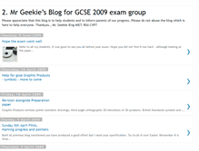 Tablet Screenshot of gcse2009technology.blogspot.com