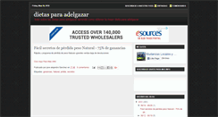 Desktop Screenshot of dietaspara-adelgazar.blogspot.com