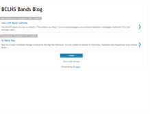 Tablet Screenshot of bclhsbands.blogspot.com