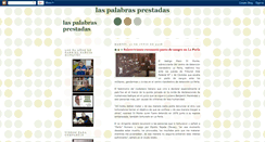 Desktop Screenshot of laspalabrasprestadas.blogspot.com