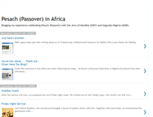 Tablet Screenshot of pesachinafrica.blogspot.com