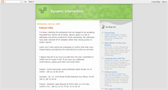 Desktop Screenshot of dynamicintervention.blogspot.com
