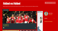 Desktop Screenshot of futbolesfutbol08.blogspot.com