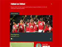 Tablet Screenshot of futbolesfutbol08.blogspot.com