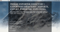 Desktop Screenshot of exportersdirectory.blogspot.com