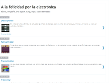 Tablet Screenshot of alafelicidadporlaelectronica.blogspot.com