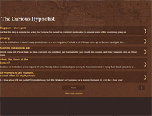 Tablet Screenshot of curioushypnotist.blogspot.com