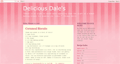 Desktop Screenshot of delicious-dales.blogspot.com