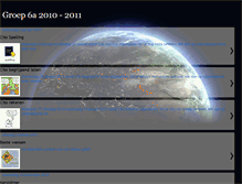 Tablet Screenshot of groep6a2010-2011.blogspot.com