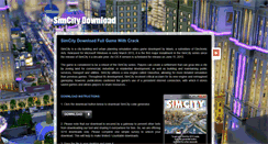 Desktop Screenshot of ddsimcitydownload.blogspot.com