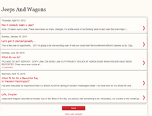 Tablet Screenshot of jeepsandwagons.blogspot.com