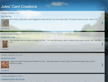 Tablet Screenshot of julescardcreations.blogspot.com
