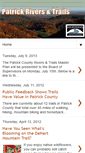 Mobile Screenshot of patrickriverstrails.blogspot.com