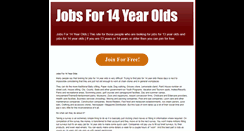 Desktop Screenshot of jobs-for-14-year-olds.blogspot.com