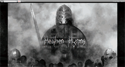 Desktop Screenshot of heathen-hymns.blogspot.com