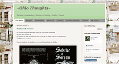 Desktop Screenshot of ohiothoughtsblog.blogspot.com