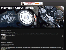Tablet Screenshot of motorradfahrten.blogspot.com