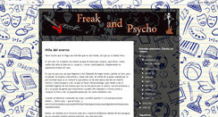 Desktop Screenshot of freakandpsycho.blogspot.com