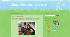 Desktop Screenshot of glutenfreeeasyas1-2-3.blogspot.com