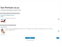 Tablet Screenshot of ourpremium.blogspot.com