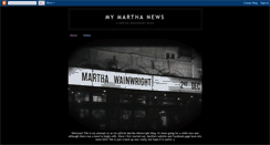 Desktop Screenshot of mymarthanews.blogspot.com