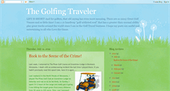 Desktop Screenshot of golftraveler.blogspot.com