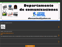 Tablet Screenshot of comunicacionesdean.blogspot.com
