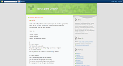 Desktop Screenshot of ideiasdebate.blogspot.com