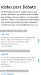 Mobile Screenshot of ideiasdebate.blogspot.com